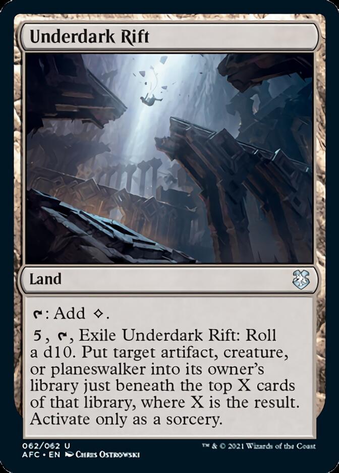 Underdark Rift [Dungeons & Dragons: Adventures in the Forgotten Realms Commander] | The CG Realm
