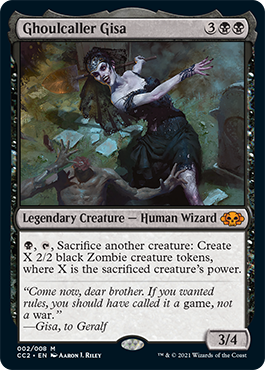 Ghoulcaller Gisa [Commander Collection: Black] | The CG Realm