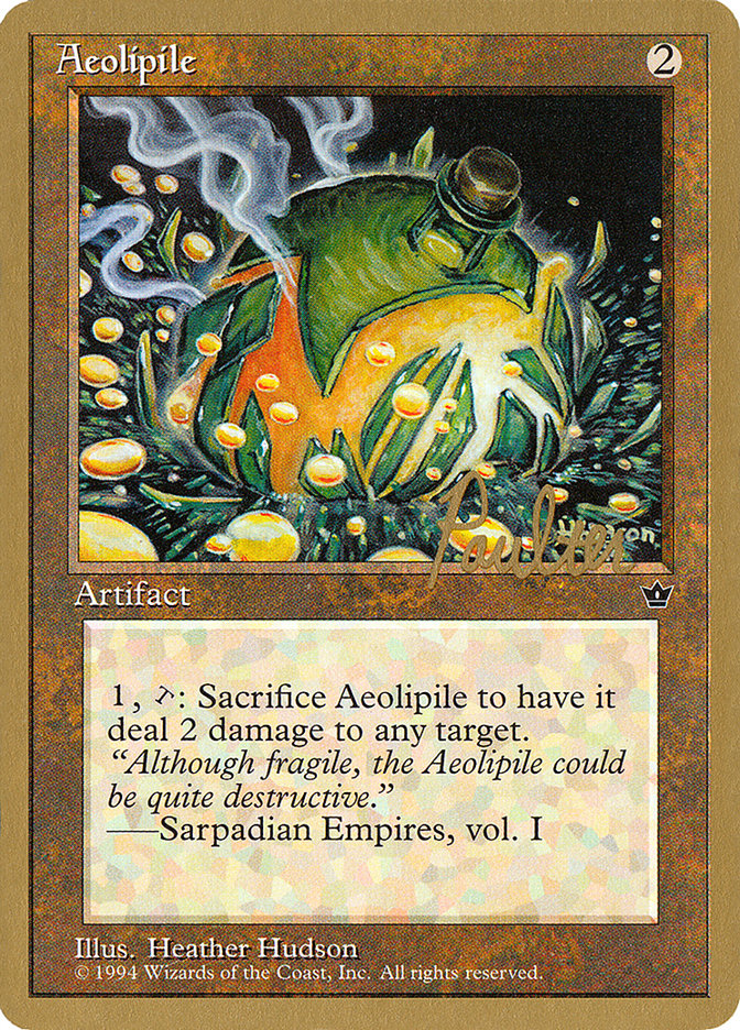 Aeolipile (Preston Poulter) [Pro Tour Collector Set] | The CG Realm