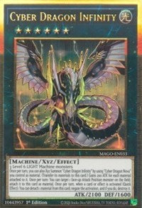 Cyber Dragon Infinity [MAGO-EN033] Gold Rare | The CG Realm