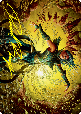Dragonsguard Elite Art Card (Gold-Stamped Signature) (16/81) [Strixhaven: School of Mages Art Series] | The CG Realm