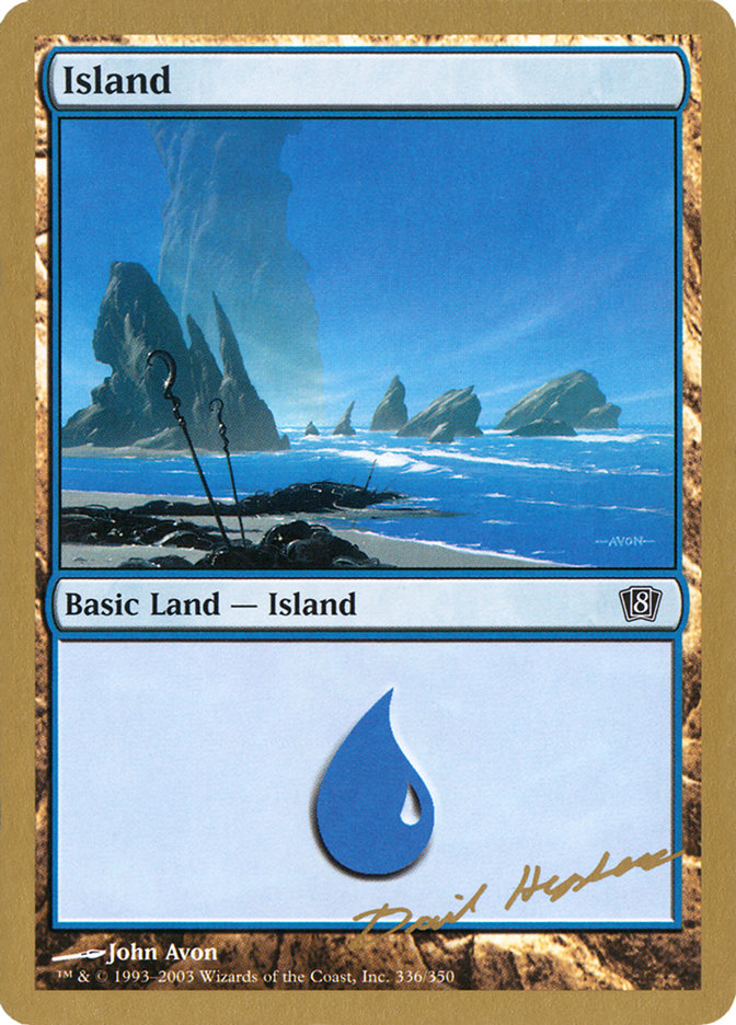 Island (dh336) (Dave Humpherys) [World Championship Decks 2003] | The CG Realm