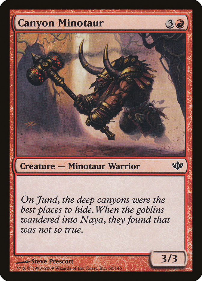 Canyon Minotaur [Conflux] | The CG Realm