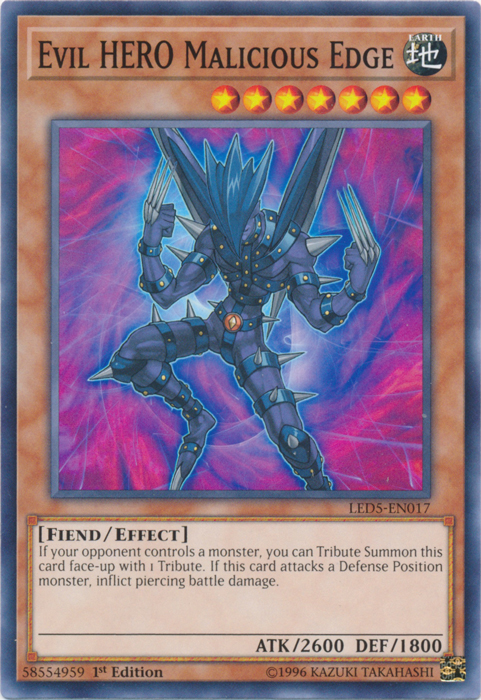 Evil Hero Malicious Edge [LED5-EN017] Common | The CG Realm