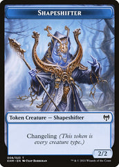Elf Warrior // Shapeshifter Double-Sided Token [Kaldheim Tokens] | The CG Realm