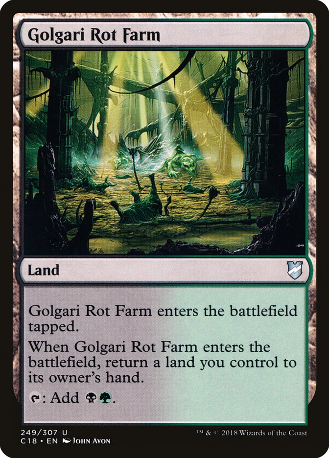 Golgari Rot Farm [Commander 2018] | The CG Realm