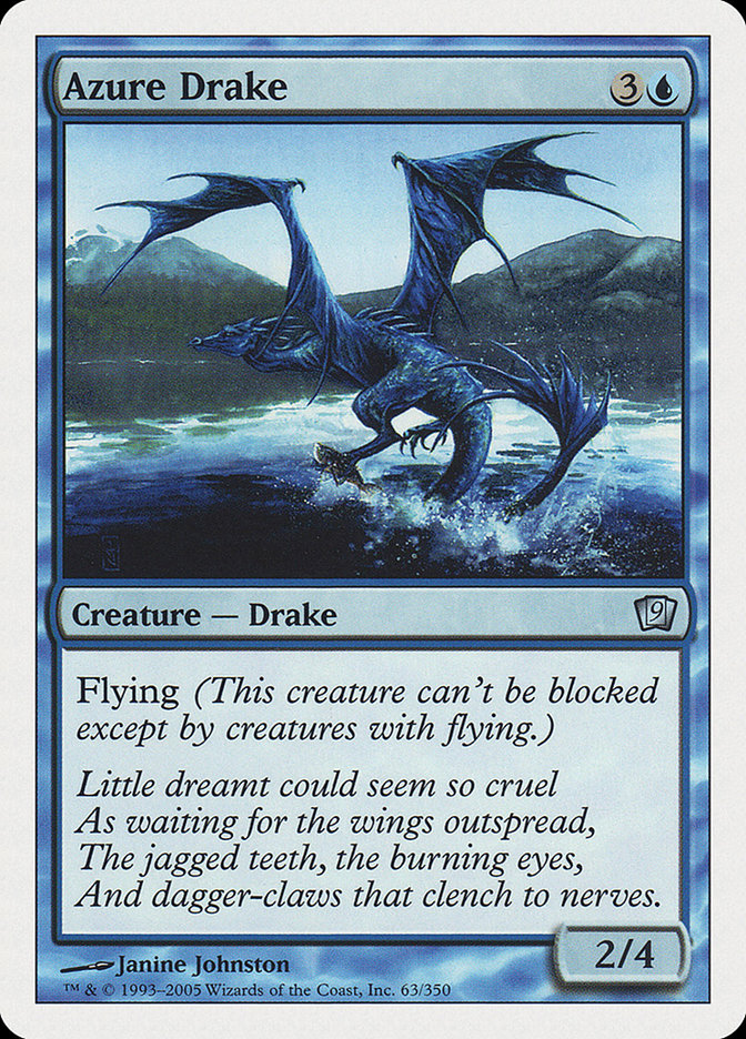 Azure Drake [Ninth Edition] | The CG Realm