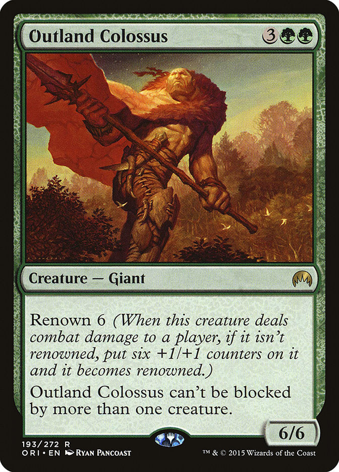 Outland Colossus [Magic Origins] | The CG Realm