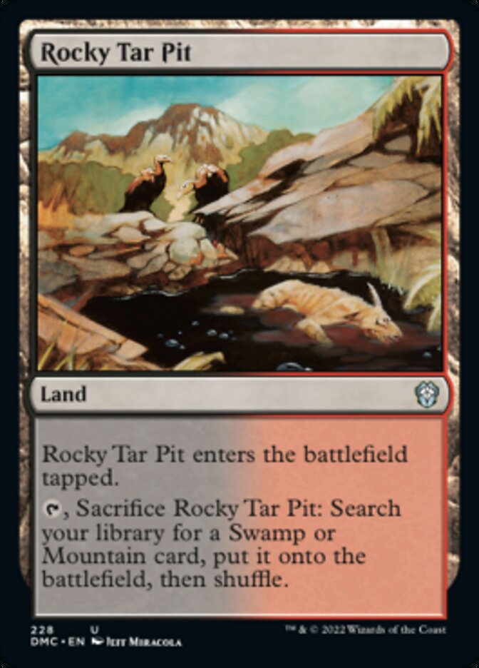 Rocky Tar Pit [Dominaria United Commander] | The CG Realm