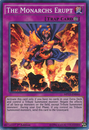 The Monarchs Erupt [MP15-EN044] Super Rare | The CG Realm