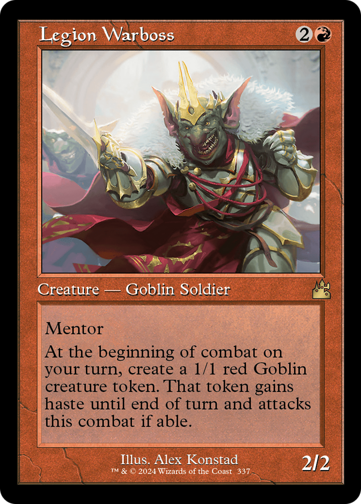 Legion Warboss (Retro Frame) [Ravnica Remastered] | The CG Realm