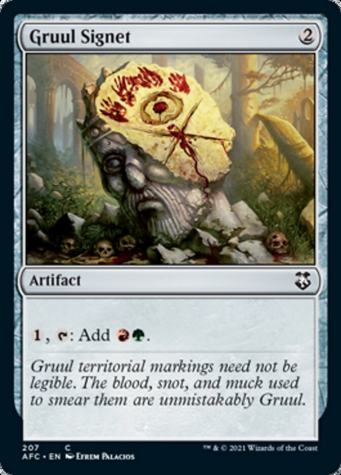 Gruul Signet [Dungeons & Dragons: Adventures in the Forgotten Realms Commander] | The CG Realm