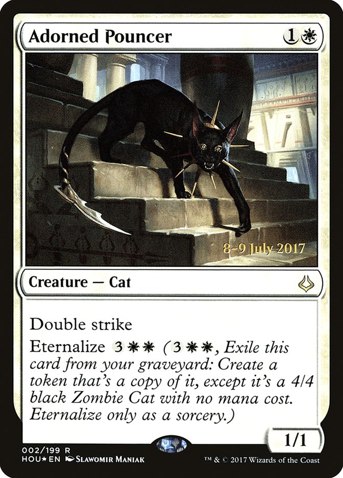 Adorned Pouncer [Hour of Devastation Prerelease Promos] | The CG Realm