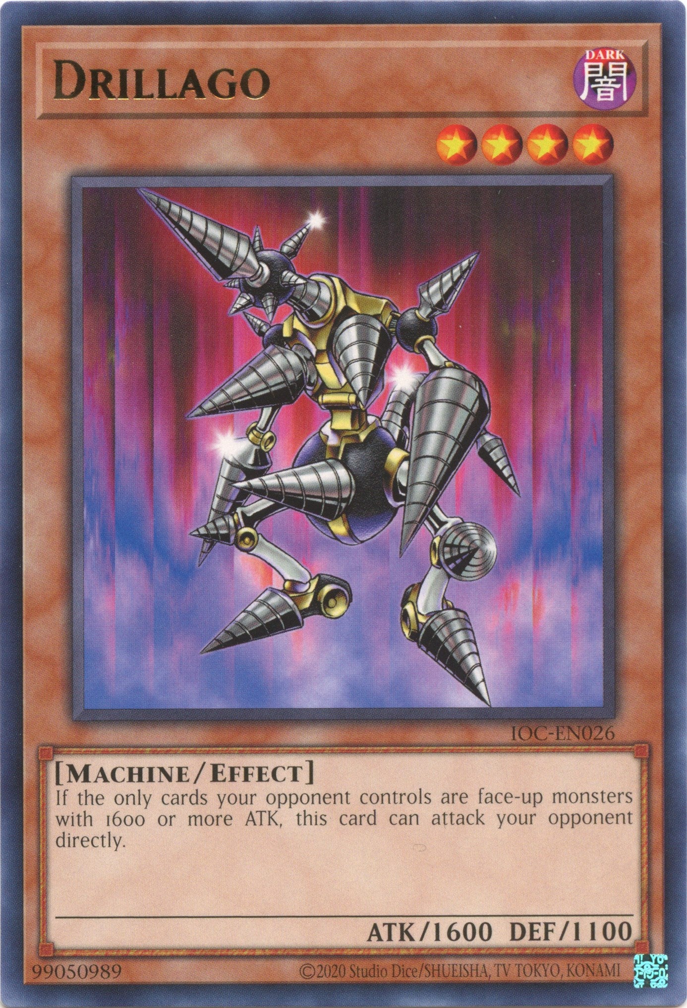 Drillago (25th Anniversary) [IOC-EN026] Rare | The CG Realm