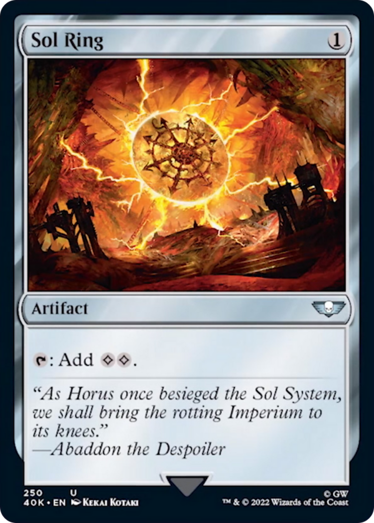 Sol Ring (250) [Warhammer 40,000] | The CG Realm