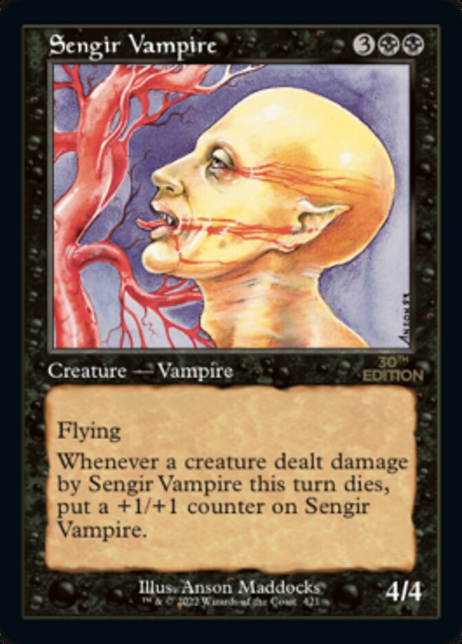 Sengir Vampire (Retro Frame) (30A-421) - 30th Anniversary Edition