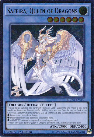 Saffira, Queen of Dragons (UTR) [DUEA-EN050] Ultimate Rare | The CG Realm