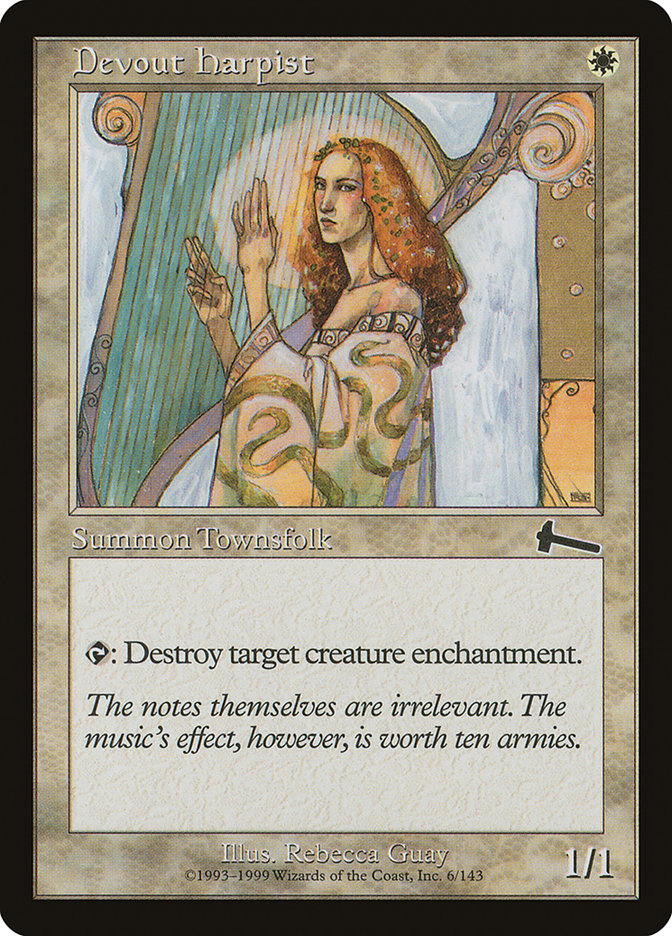 Devout Harpist [Urza's Legacy] | The CG Realm
