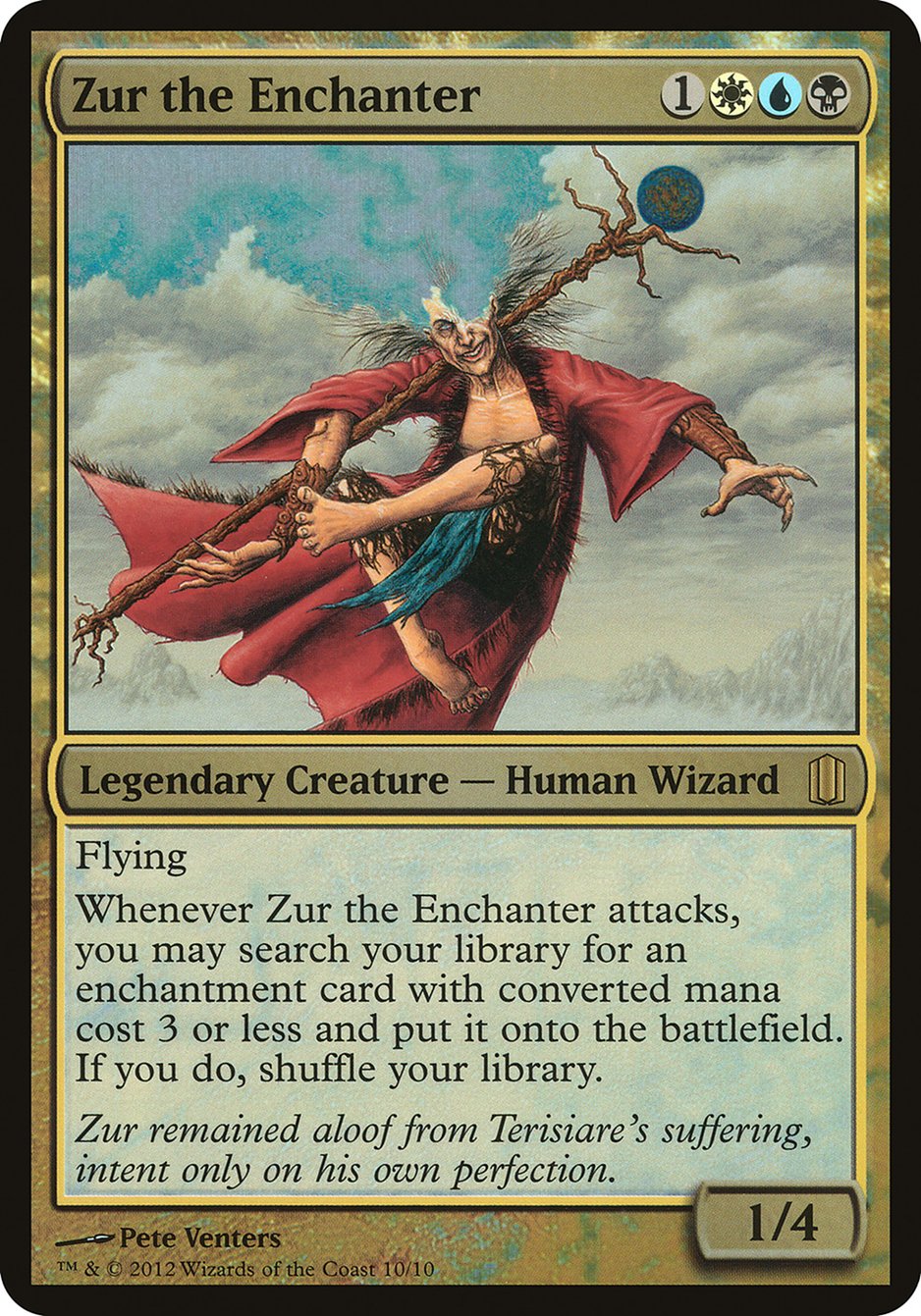 Zur the Enchanter (Oversized) [Commander's Arsenal Oversized] | The CG Realm