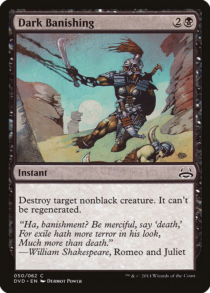 Dark Banishing (Divine vs. Demonic) [Duel Decks Anthology] | The CG Realm