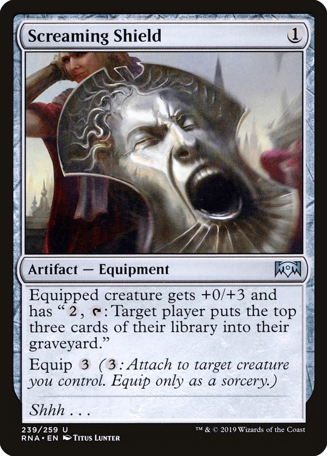Screaming Shield [Ravnica Allegiance] | The CG Realm
