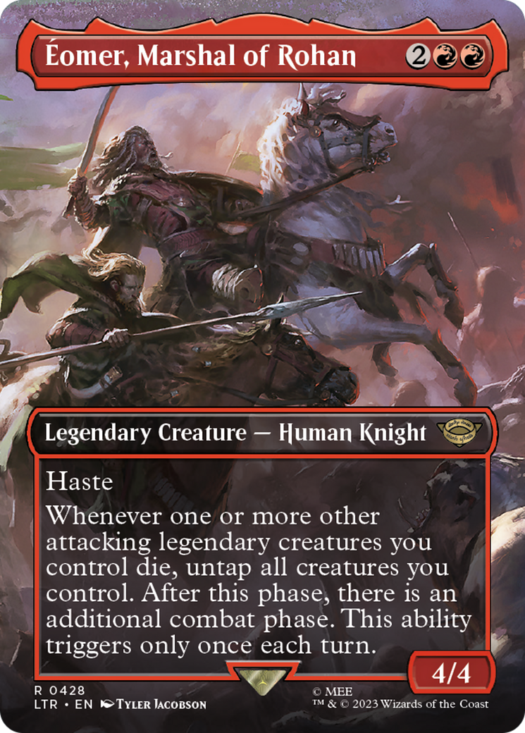Eomer, Marshal of Rohan (Borderless Alternate Art) [The Lord of the Rings: Tales of Middle-Earth] | The CG Realm