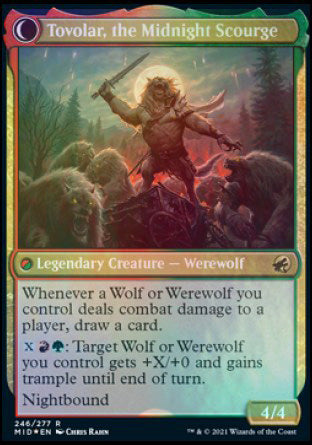 Tovolar, Dire Overlord (PRE-246) - Innistrad: Midnight Hunt Promos: (Double Faced Transform) Foil