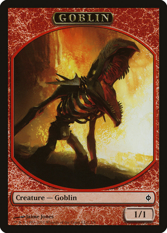 Goblin Token [New Phyrexia Tokens] | The CG Realm