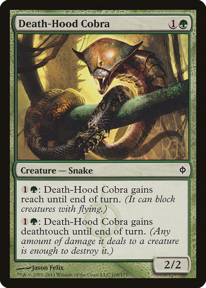 Death-Hood Cobra [New Phyrexia] | The CG Realm