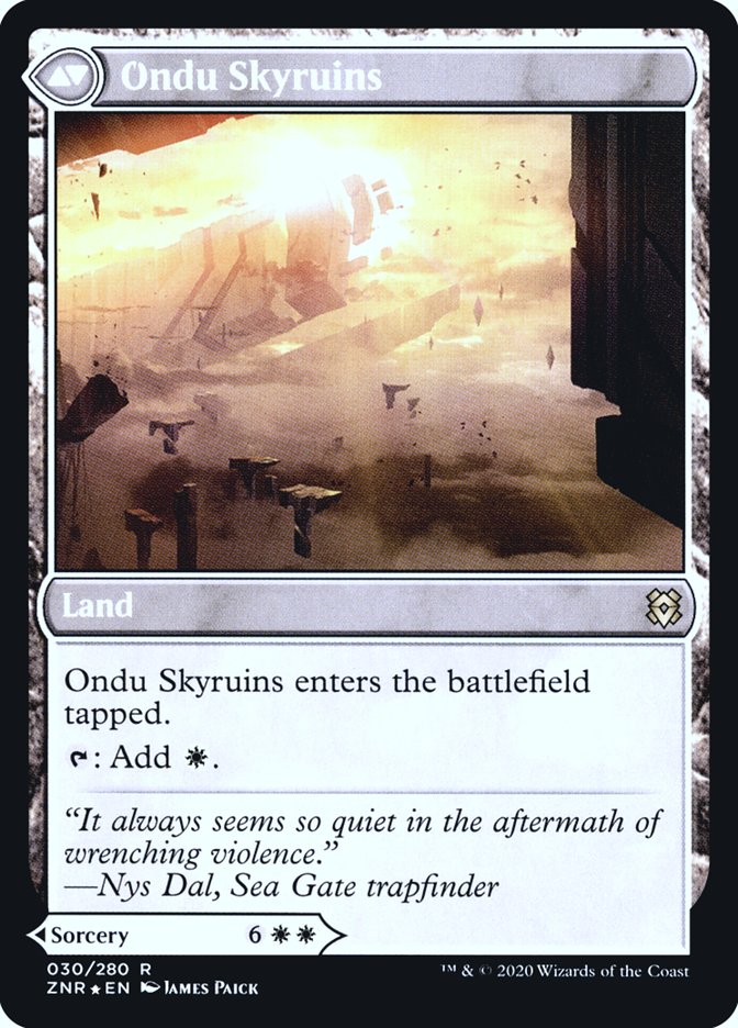 Ondu Inversion (PRE-030) - Zendikar Rising Promos Foil