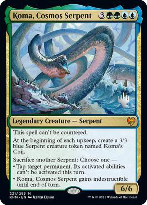 Koma, Cosmos Serpent (Promo Pack) [Kaldheim Promos] | The CG Realm