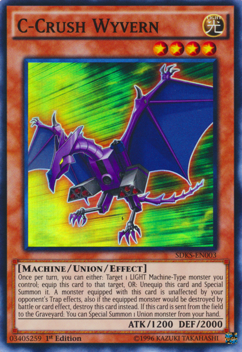 C-Crush Wyvern [SDKS-EN003] Super Rare | The CG Realm