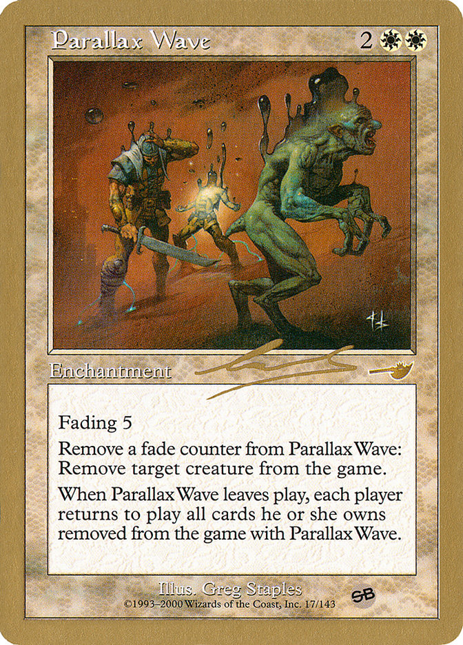 Parallax Wave (Nicolas Labarre) (SB) [World Championship Decks 2000] | The CG Realm