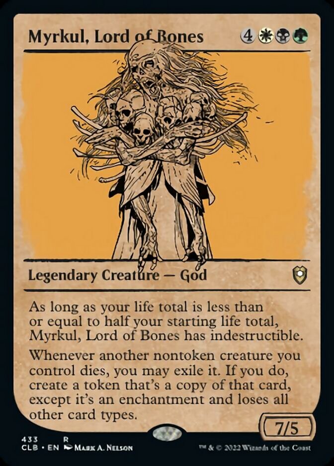 Myrkul, Lord of Bones (Showcase) [Commander Legends: Battle for Baldur's Gate] | The CG Realm