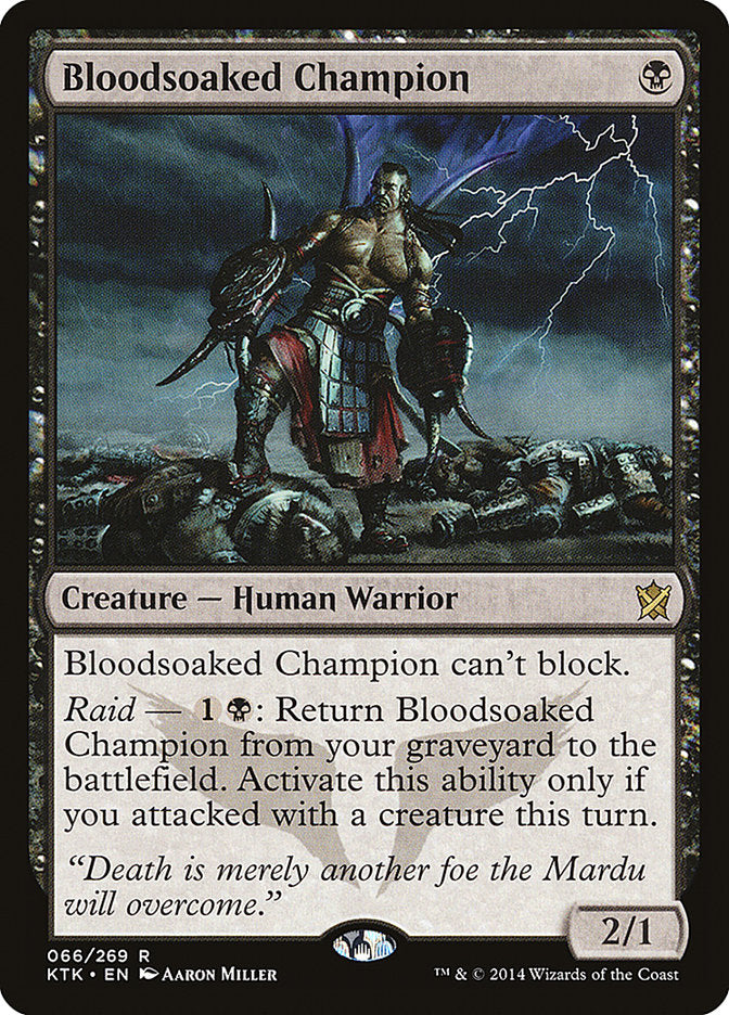 Bloodsoaked Champion [Khans of Tarkir] | The CG Realm