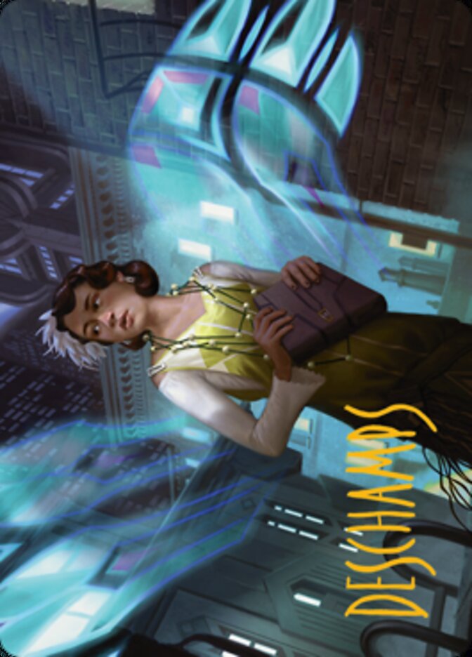 Giada, Font of Hope 1 Art Card (Gold-Stamped Signature) [Streets of New Capenna Art Series] | The CG Realm