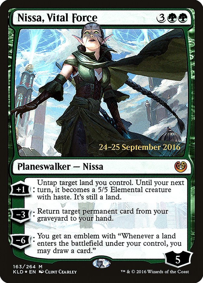 Nissa, Vital Force [Kaladesh Prerelease Promos] | The CG Realm