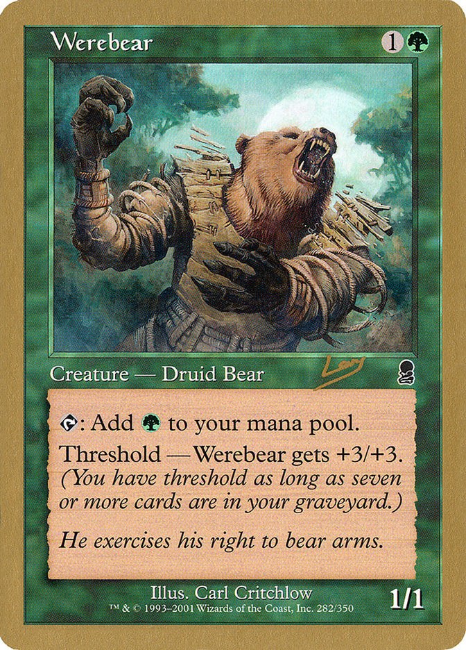 Werebear (Raphael Levy) [World Championship Decks 2002] | The CG Realm