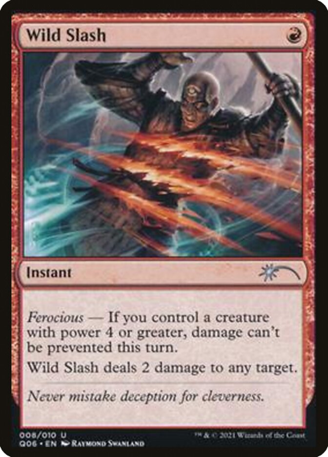 Wild Slash [Pioneer Challenger Decks 2021] | The CG Realm