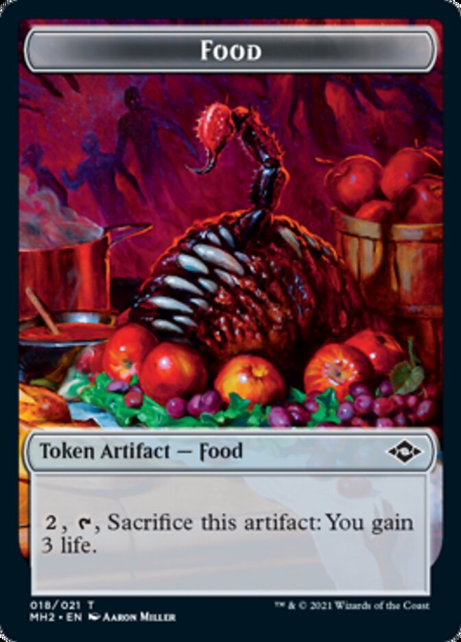 Food (18) // Golem Double-Sided Token [Modern Horizons 2 Tokens] | The CG Realm