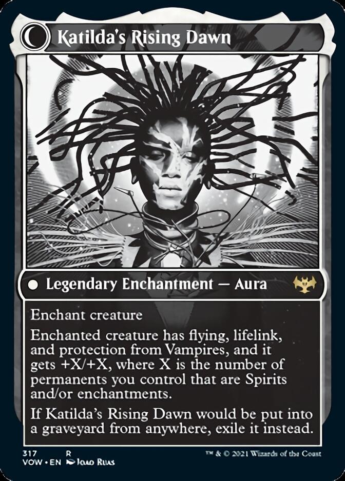 Katilda, Dawnhart Martyr (Showcase) (VOW-317) - Innistrad: Crimson Vow: (Showcase, Double Faced Transform)