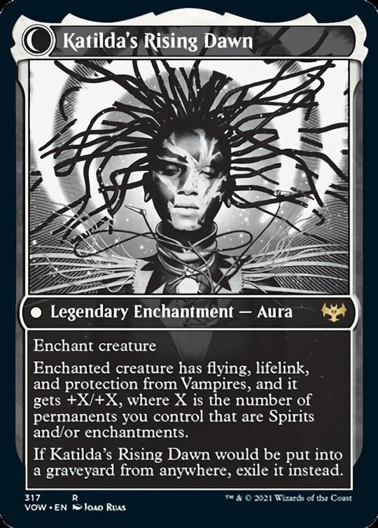 Katilda, Dawnhart Martyr (Showcase) (VOW-317) - Innistrad: Crimson Vow: (Showcase, Double Faced Transform)