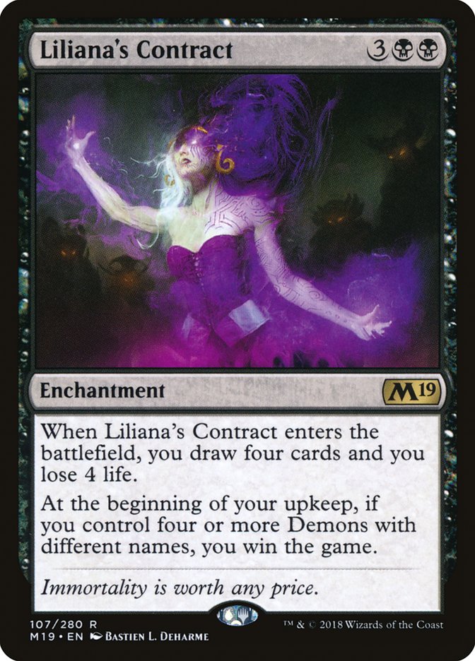 Liliana's Contract [Core Set 2019] | The CG Realm