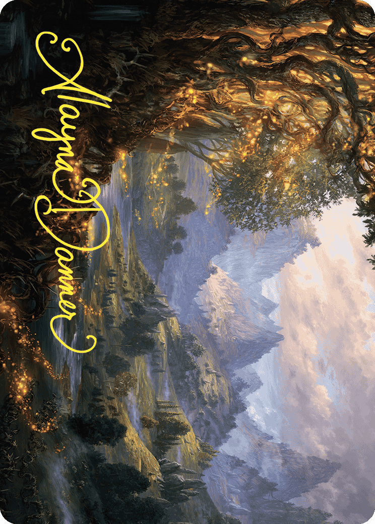 Evolving Wilds Art Card (Gold-Stamped Signature) [Wilds of Eldraine Art Series] | The CG Realm