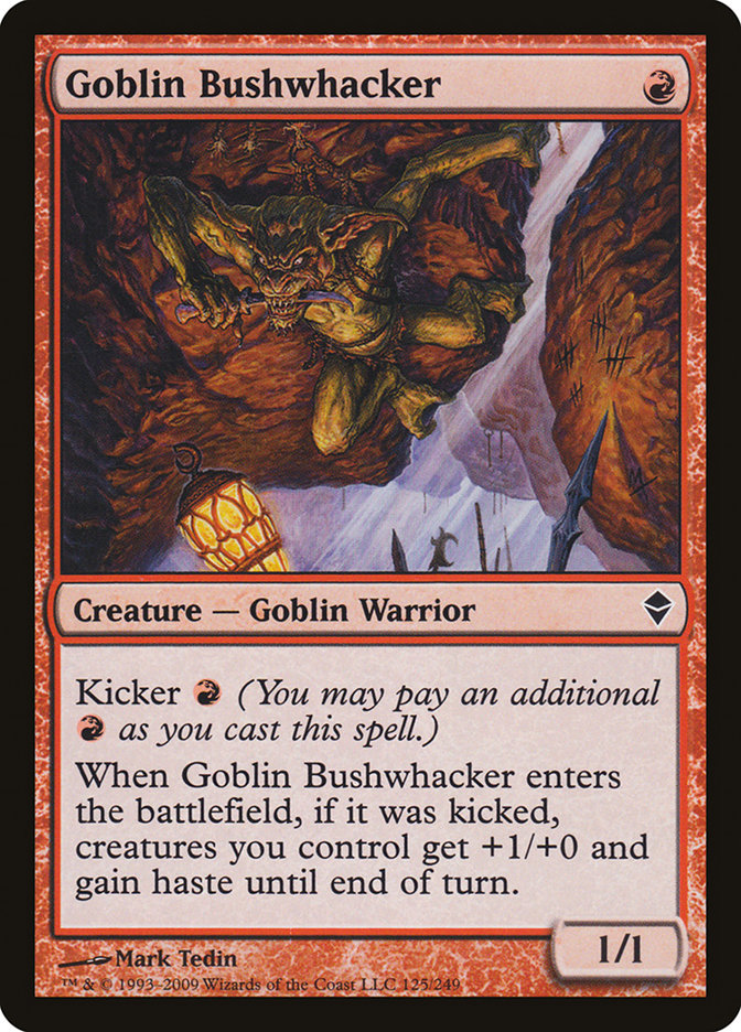 Goblin Bushwhacker [Zendikar] | The CG Realm