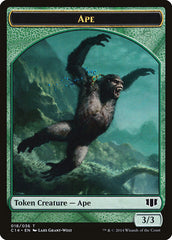 Ape // Zombie (011/036) Double-Sided Token [Commander 2014 Tokens] | The CG Realm