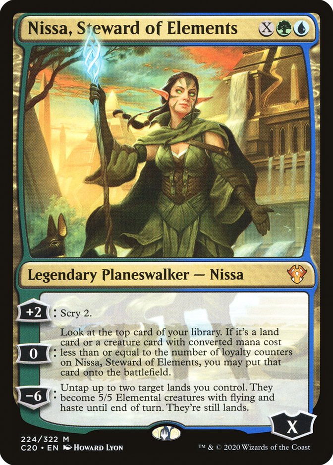 Nissa, Steward of Elements [Commander 2020] | The CG Realm