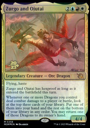 Zurgo and Ojutai [March of the Machine Prerelease Promos] | The CG Realm