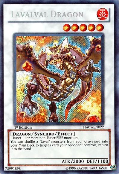 Lavalval Dragon [HA05-EN022] Secret Rare | The CG Realm