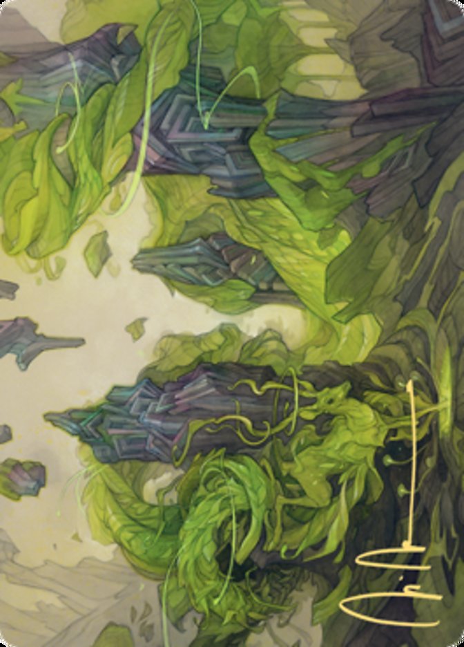 Reclaim the Wastes Art Card (Gold-Stamped Signature) [Zendikar Rising Art Series] | The CG Realm